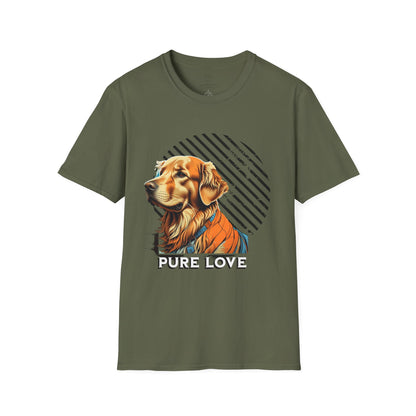 Pure Love Dog Unisex Softstyle T-Shirt - Perfect for Pet Lovers