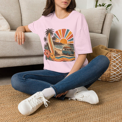 Retro Surf Sunset T-Shirt