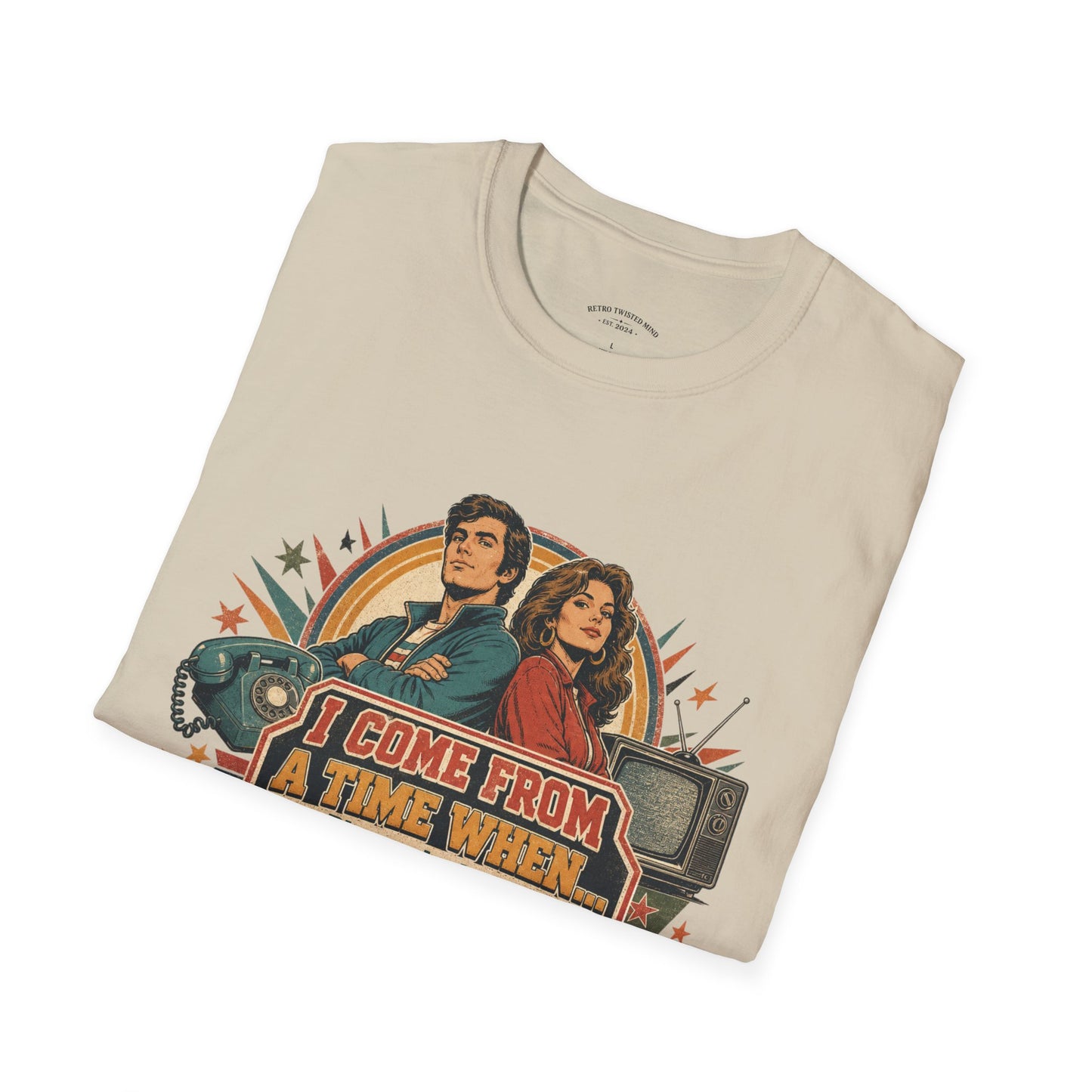 Vintage Road Trip T-Shirt — "I Come From A Time When" Retro Couple Graphic