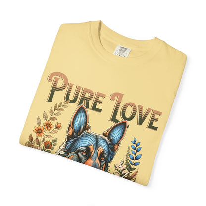 Pure Love Dog Art Unisex Garment-Dyed T-Shirt