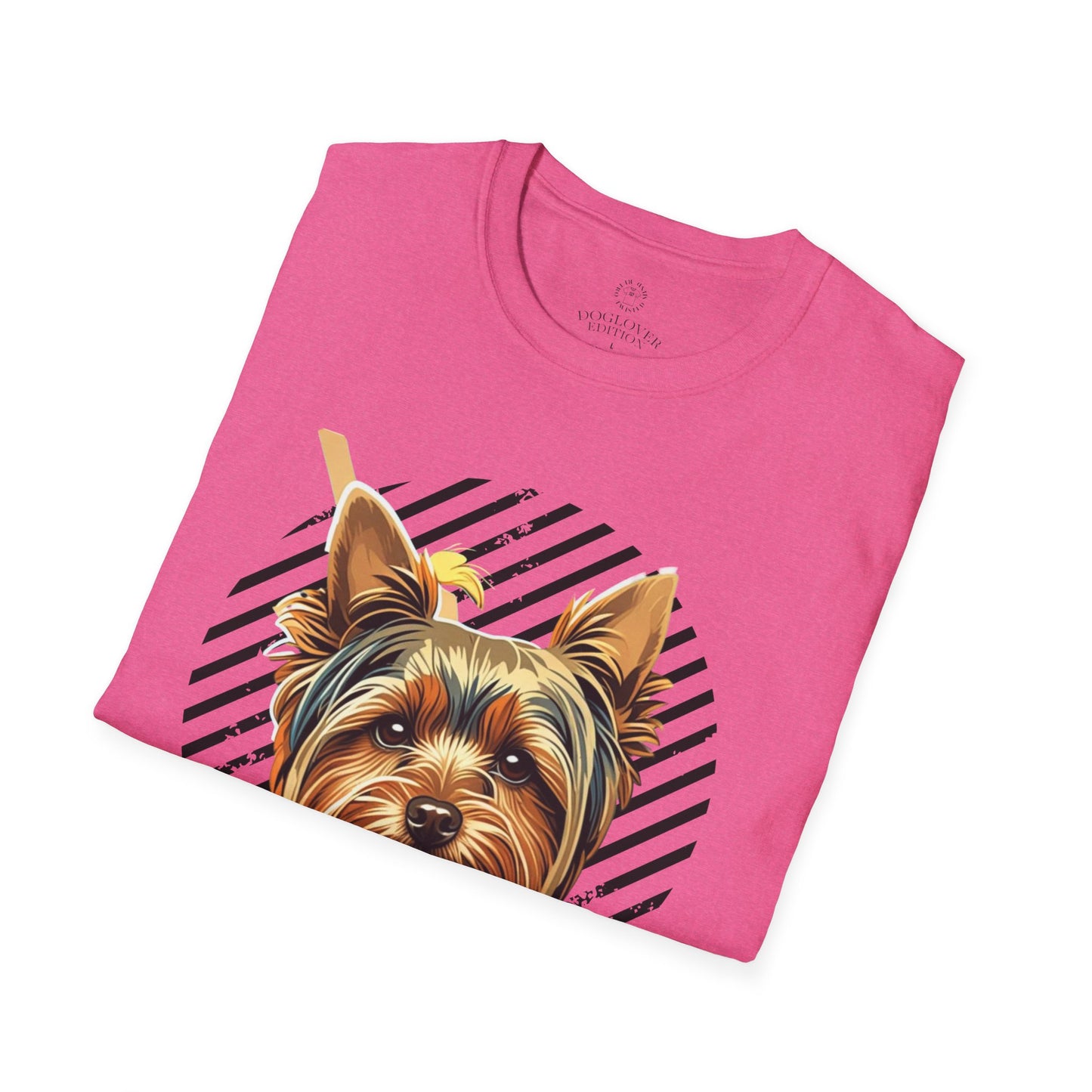 Pure Love Yorkie Unisex Softstyle T-Shirt - Perfect Gift for Dog Lovers