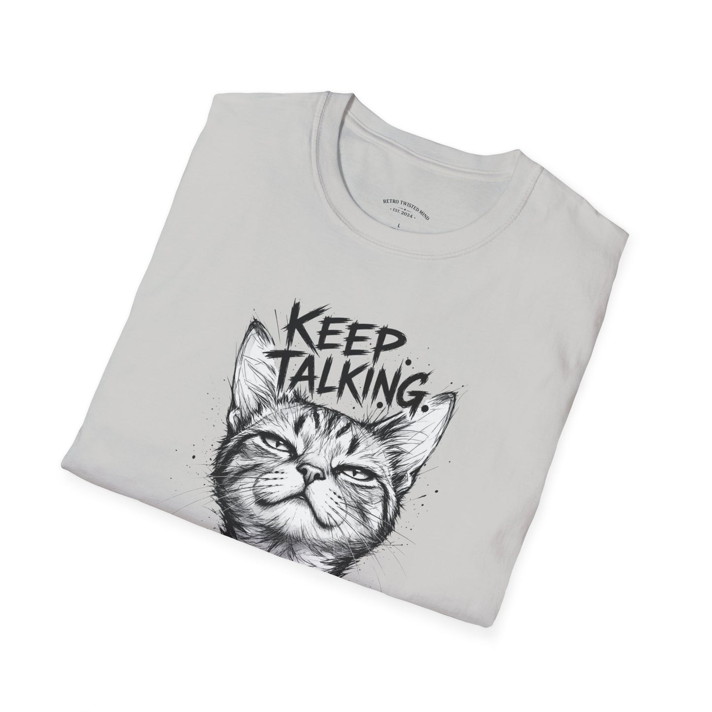 Keep Talking I'm Taking Notes Cat T‑Shirt
