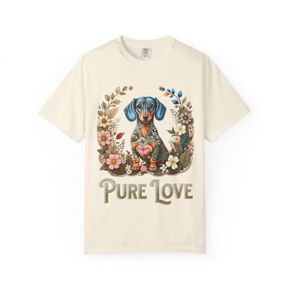 Pure Love Dog T-Shirt | Unisex Garment-Dyed Tee for Pet Lovers