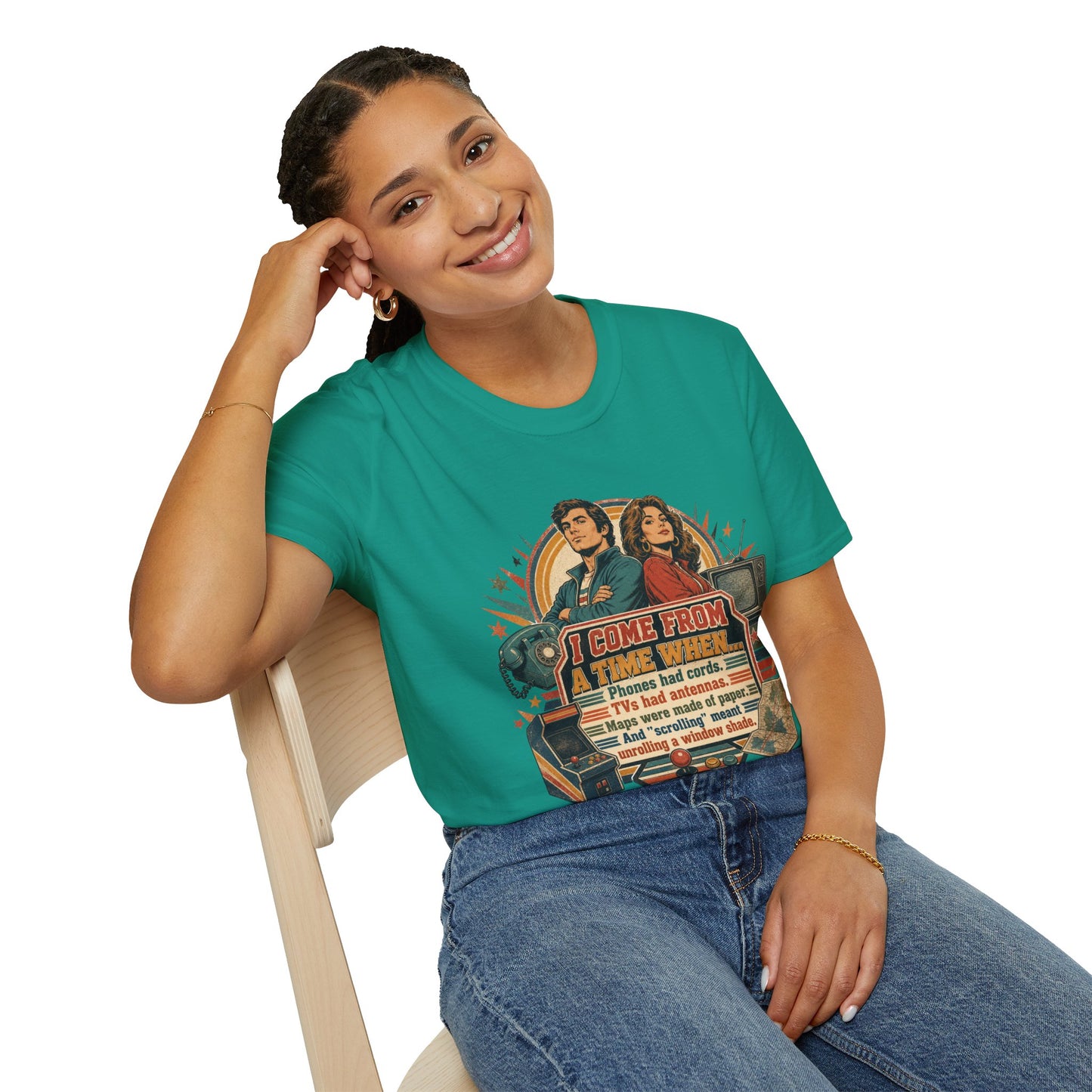 Vintage Road Trip T-Shirt — "I Come From A Time When" Retro Couple Graphic