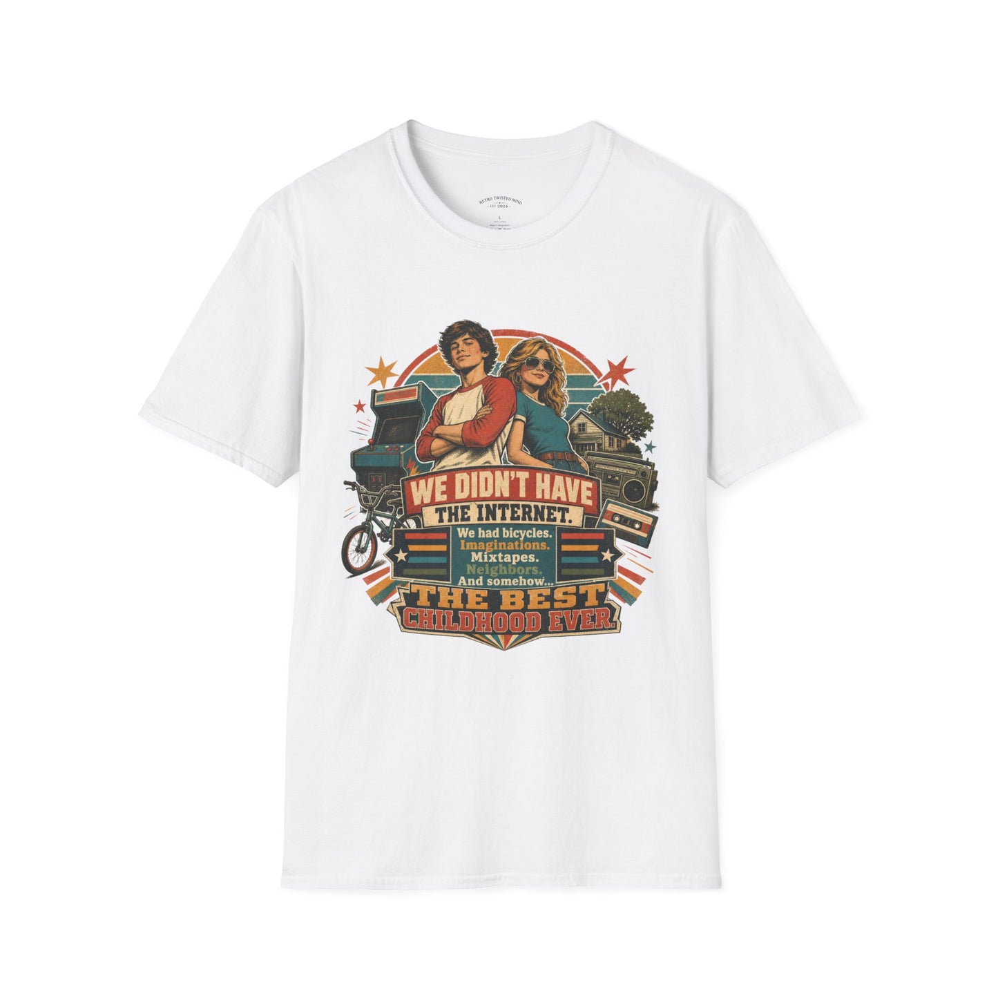 Retro Stranger Things 'We Didn't Have The Internet' T-Shirt