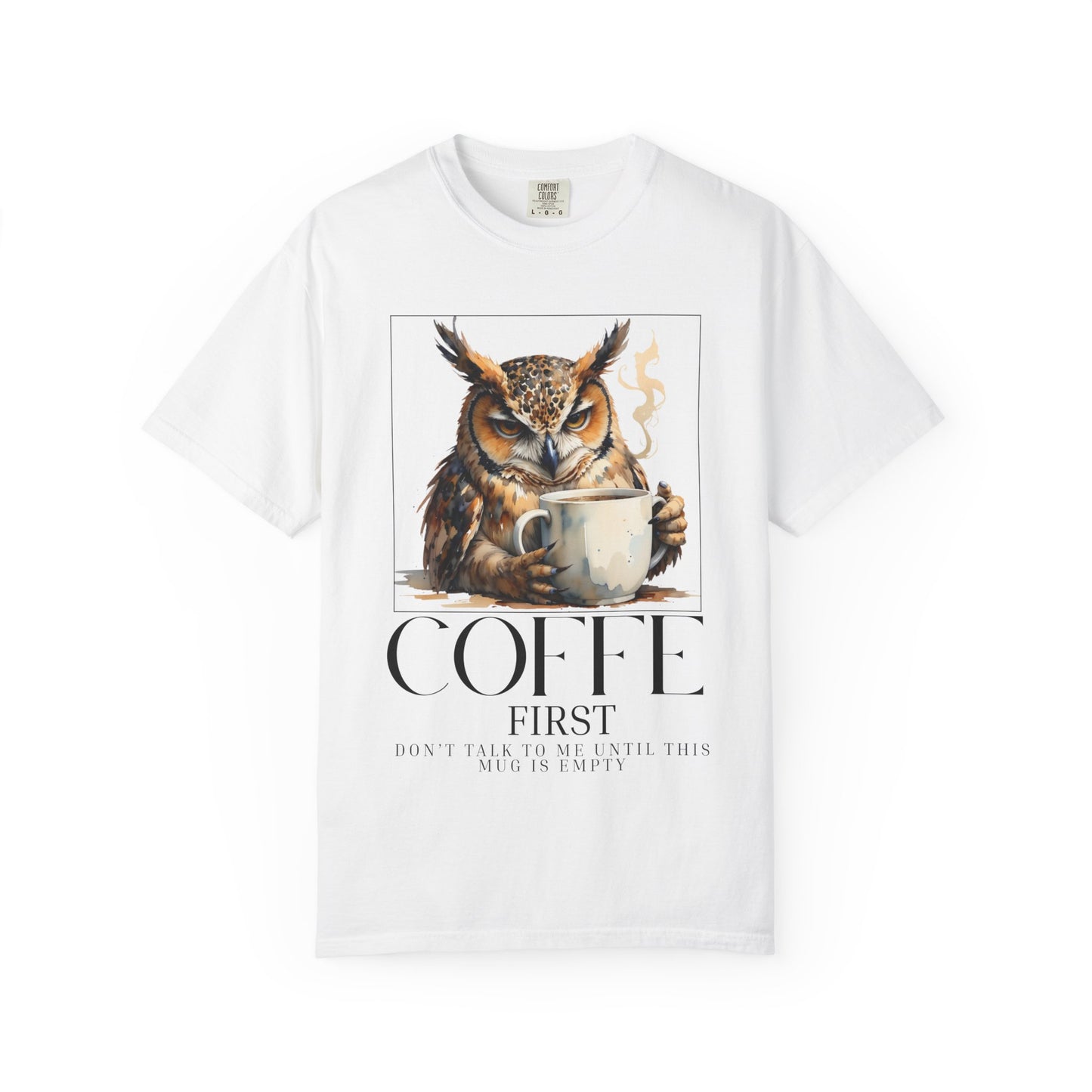 Coffee First Owl T-Shirt
