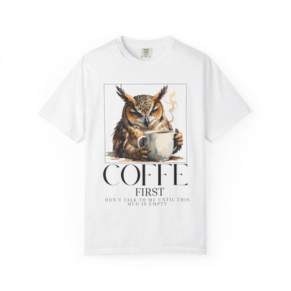 Coffee First Owl T-Shirt