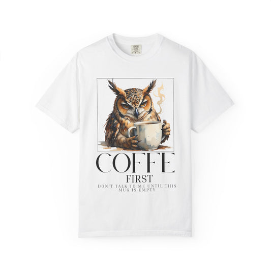 Coffee First Owl T-Shirt