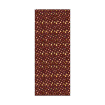 Wrapping Paper — Vintage Pinup red hair girl & Ornaments Christmas Gift Wrap