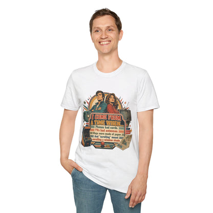 Vintage Road Trip T-Shirt — "I Come From A Time When" Retro Couple Graphic
