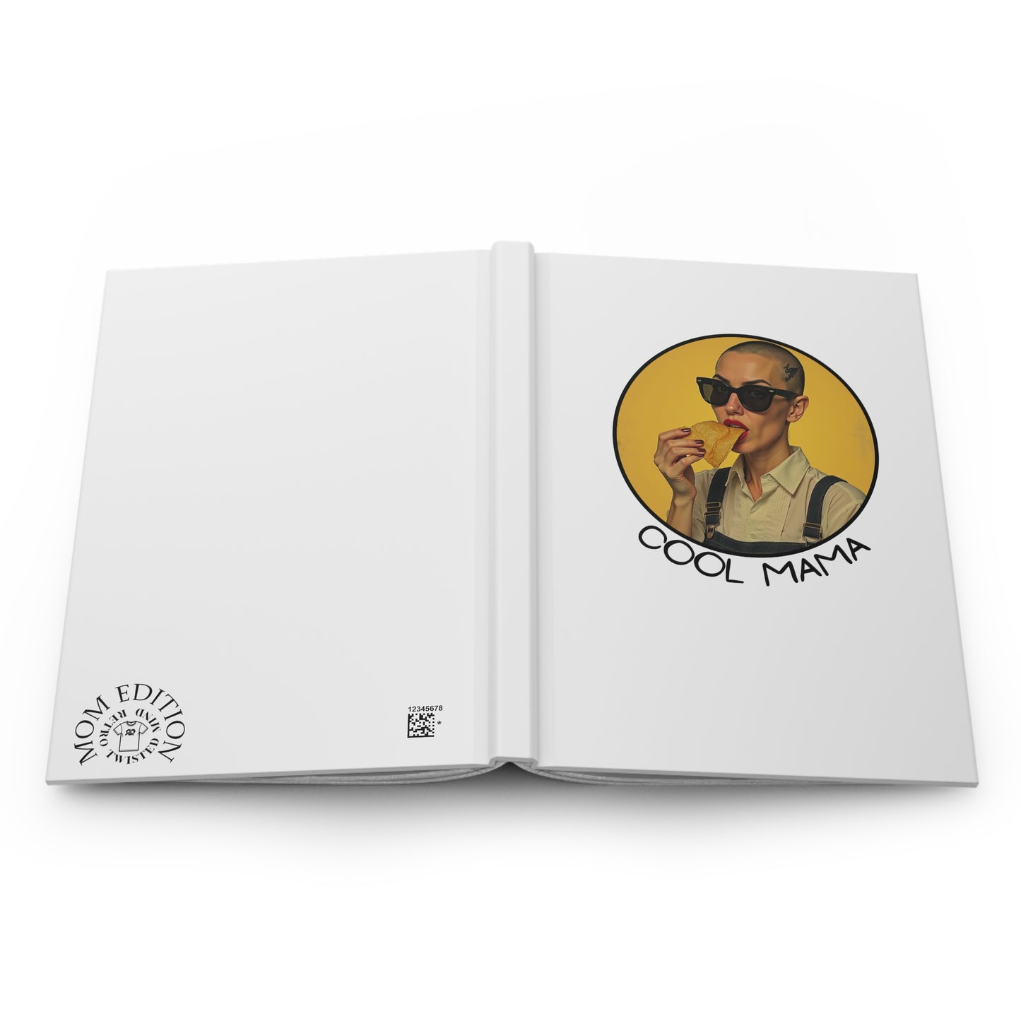 Cool Mama Hardcover Journal - Fun Gift for Moms, Inspirational Notebook, Unique Journal, Stylish Planner, Mother's Day Gift