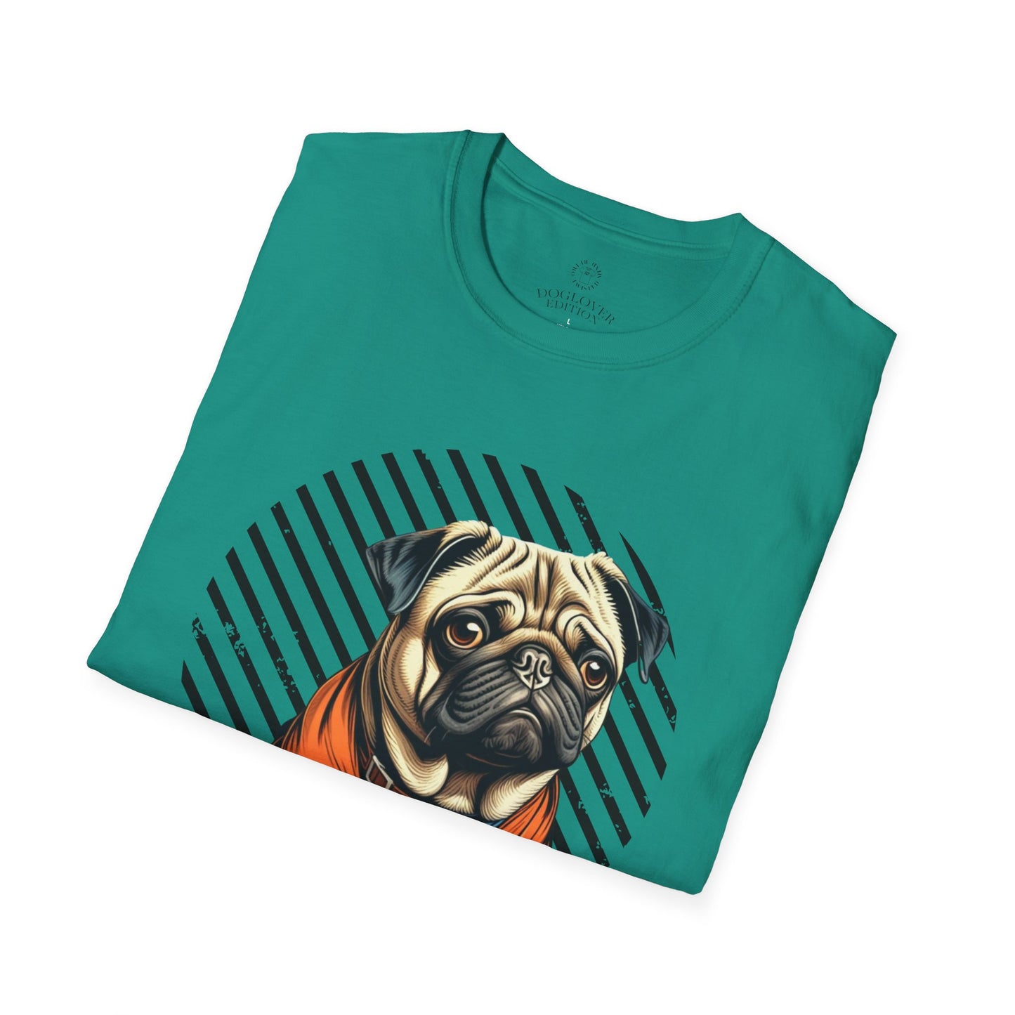 Pure Love Pug Unisex Softstyle T-Shirt