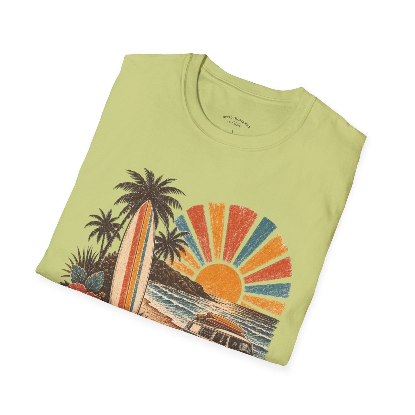 Retro Surf Sunset T-Shirt