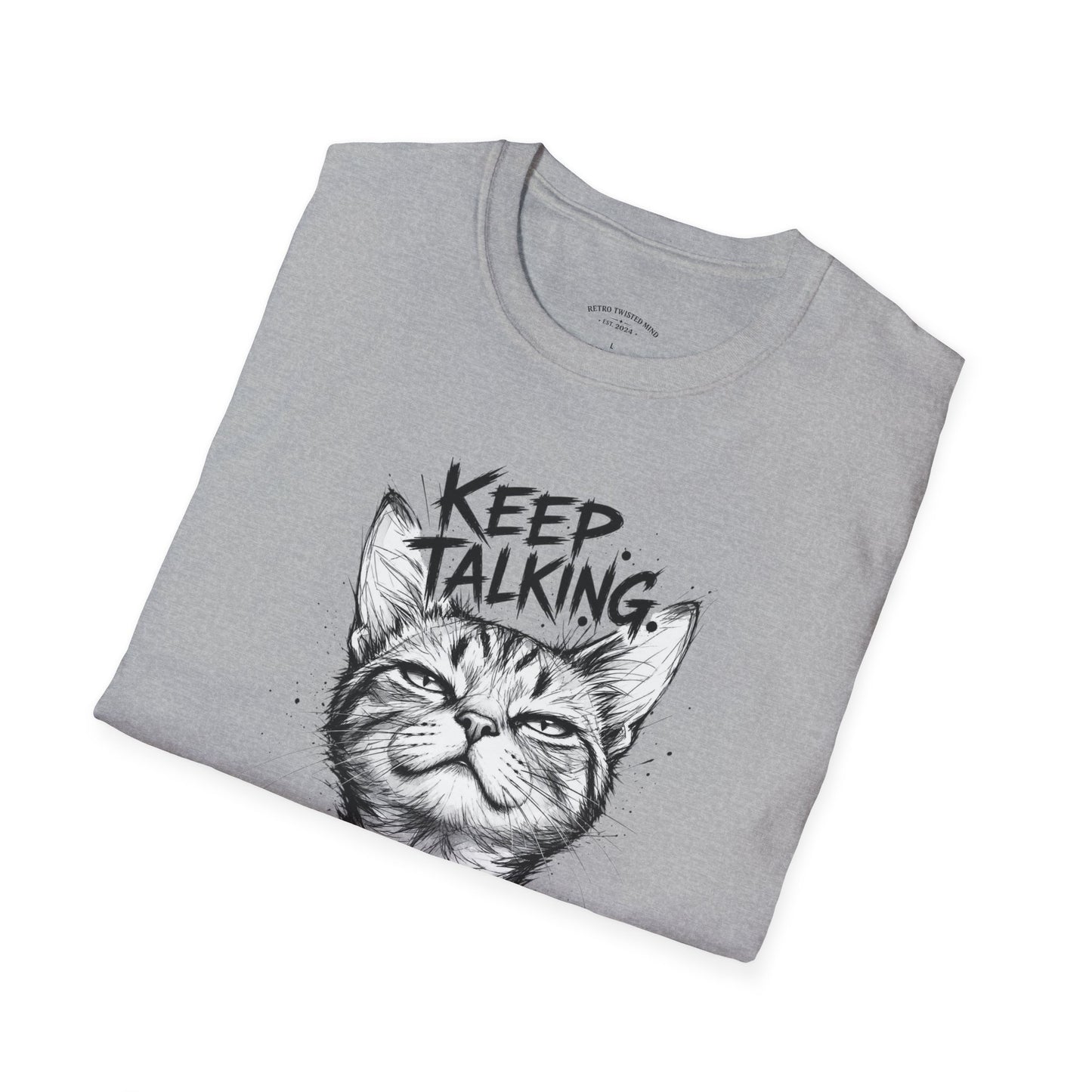Keep Talking I'm Taking Notes Cat T‑Shirt