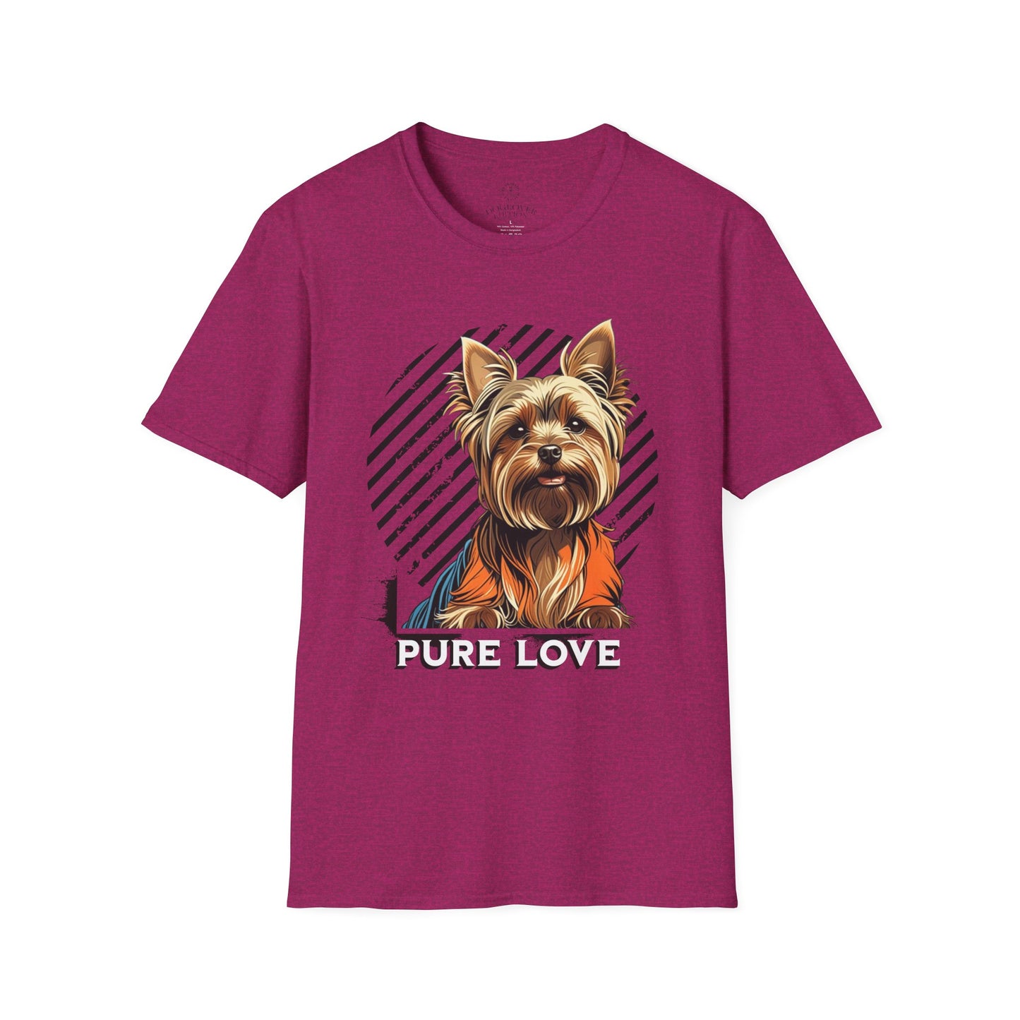 Pure Love Yorkie Unisex Softstyle T-Shirt