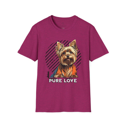 Pure Love Yorkie Unisex Softstyle T-Shirt