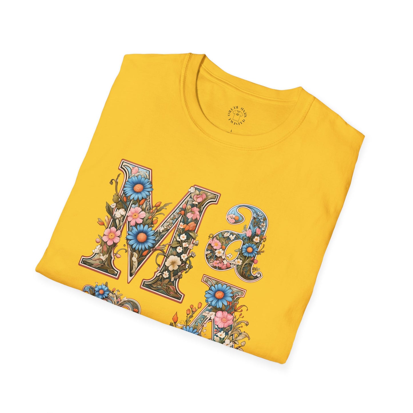 Floral Mama Unisex T-Shirt, Softstyle Tee, Casual Wear, Gift for Mother day,mama