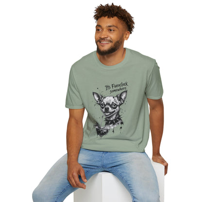 Chihuahua 'It's Five O'Clock Somewhere' T-Shirt