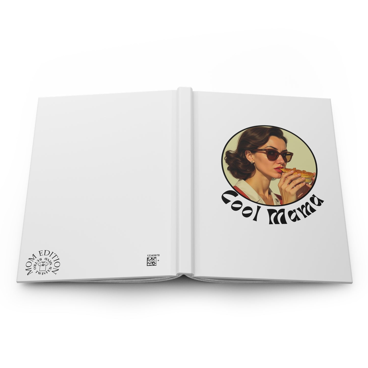 Cool Mama Hardcover Journal - Trendy Note-taking, Gift for Moms, Stylish Office Supplies, Creative Writing, Fun Mom Journal