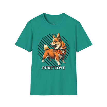 Pure Love Corgi Unisex Softstyle T-Shirt