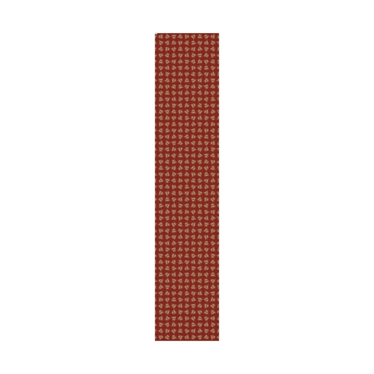 Christmas Pizza Pattern Gift Wrap Paper — Festive Novelty Wrapping Sheets