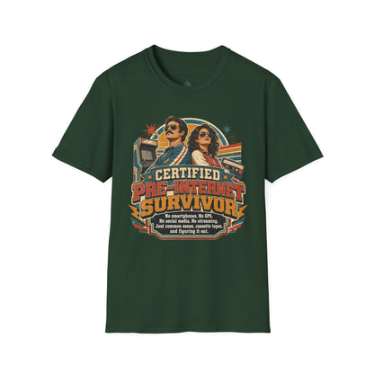Certified Pre-Pandemic Survivor T-Shirt — Retro 70s Vintage Graphic