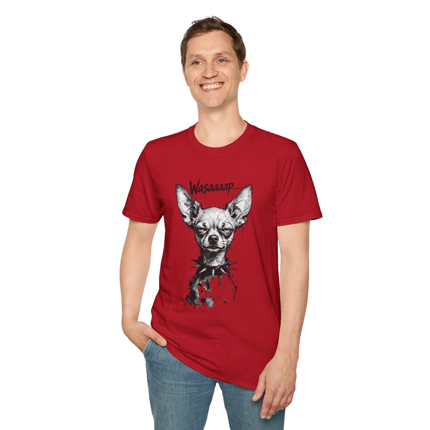 Chihuahua 'Wasaaaap' Graphic T-Shirt — Funny Dog Tee for Pet Lovers