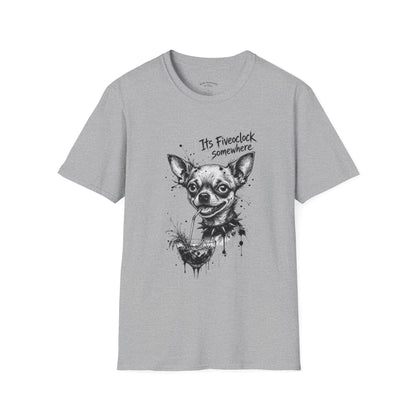 Chihuahua 'It's Five O'Clock Somewhere' T-Shirt
