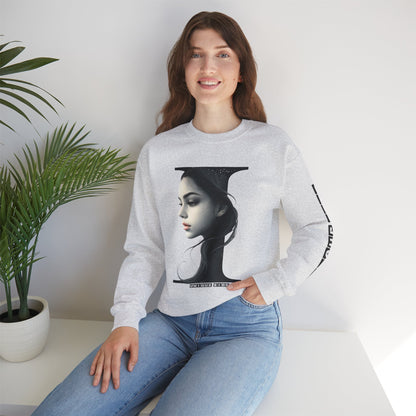 Letter I, Stylish Artistic Sweatshirt, Trendy Crewneck, Graphic Sweater, Cozy Unisex Top, Unique Gift for Art Lovers, Everyday Comfort