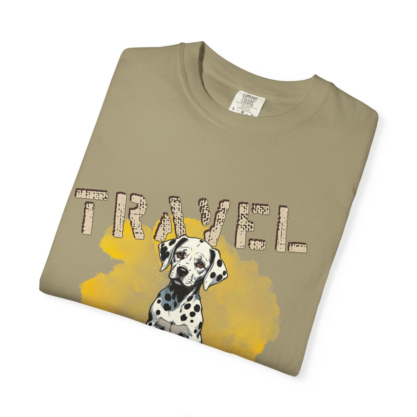 Travel Time Dog T-Shirt, Unisex Graphic Tee, Pet Lover's Gift, Vacation Shirt, Travel Enthusiast Apparel