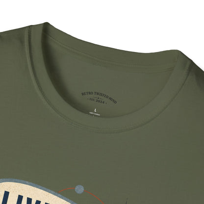 Cat T-Shirt — "Living with a Cat is Basically Having a Furry CEO" Retro Graphic