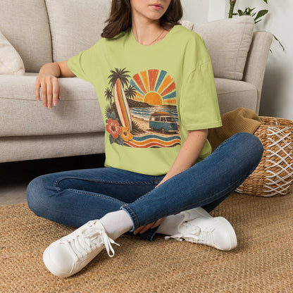 Retro Surf Sunset T-Shirt