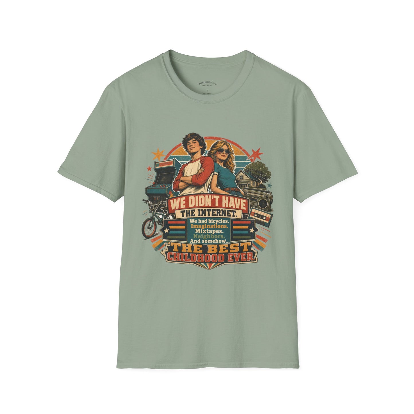 Retro Stranger Things 'We Didn't Have The Internet' T-Shirt