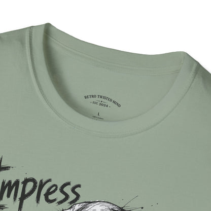 Dachshund Graphic Tee — "Impress Me. I'll Wait" Dog Lover T-Shirt