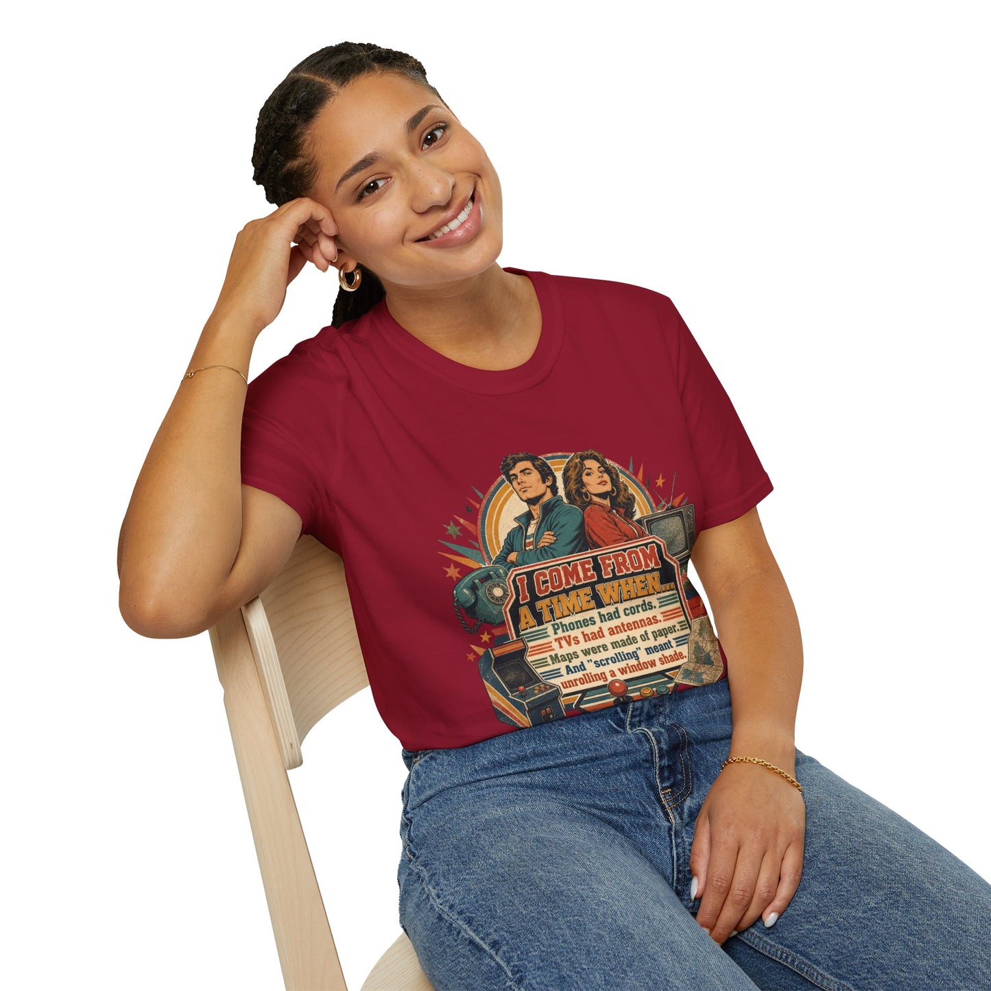 Vintage Road Trip T-Shirt — "I Come From A Time When" Retro Couple Graphic