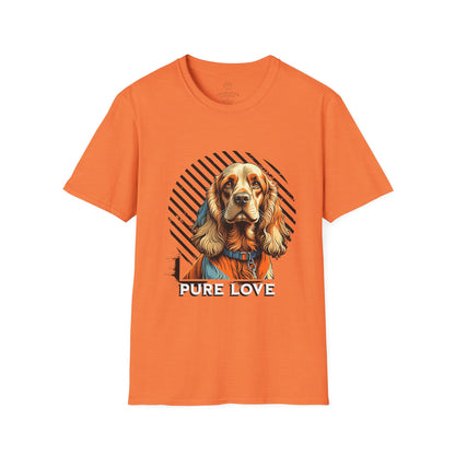 Pure Love Unisex Softstyle T-Shirt - Dog Lover Gift