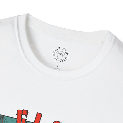 Florida Chill Unisex Softstyle T-Shirt | Vintage Beach Vibe Tee, manatee