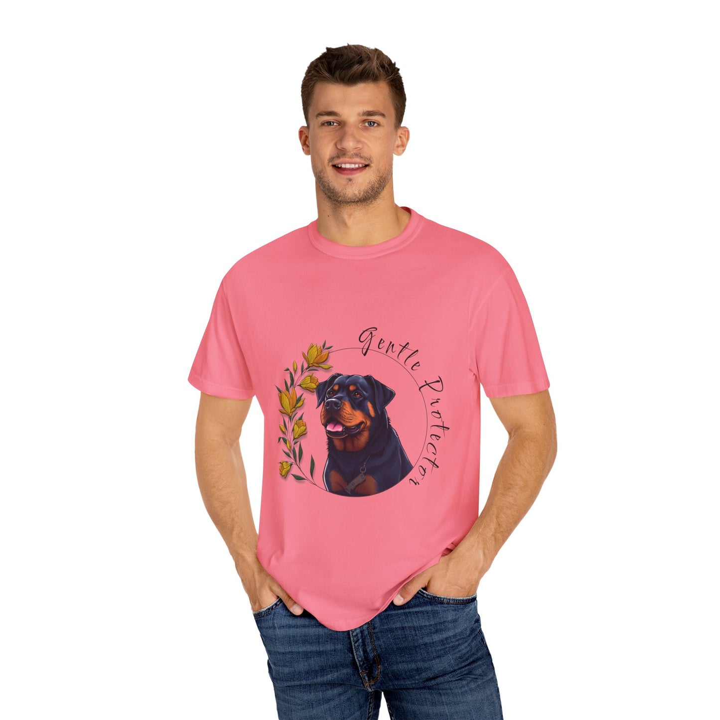 Gentle Protector Unisex Garment-Dyed T-Shirt - Dog Lover Apparel