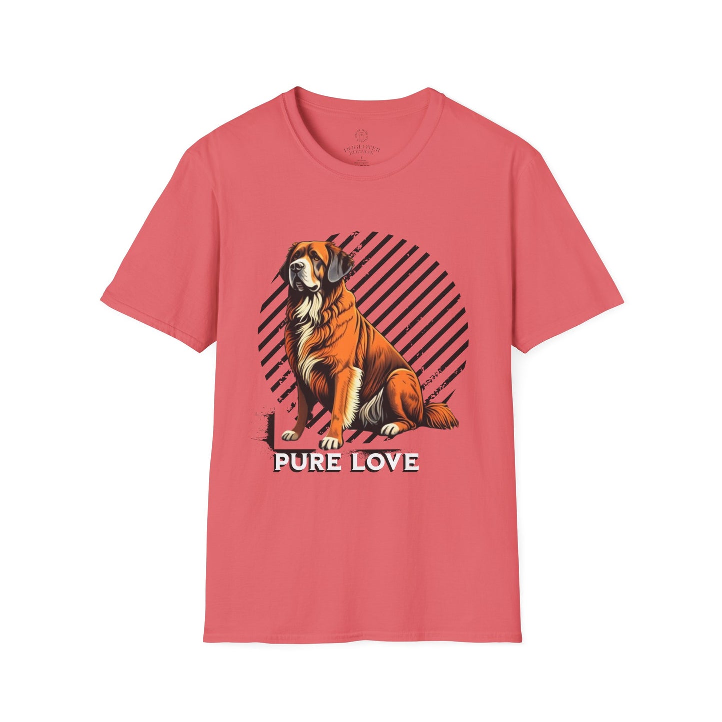 Pure Love Dog T-Shirt - Unisex Softstyle Pet Lover Tee