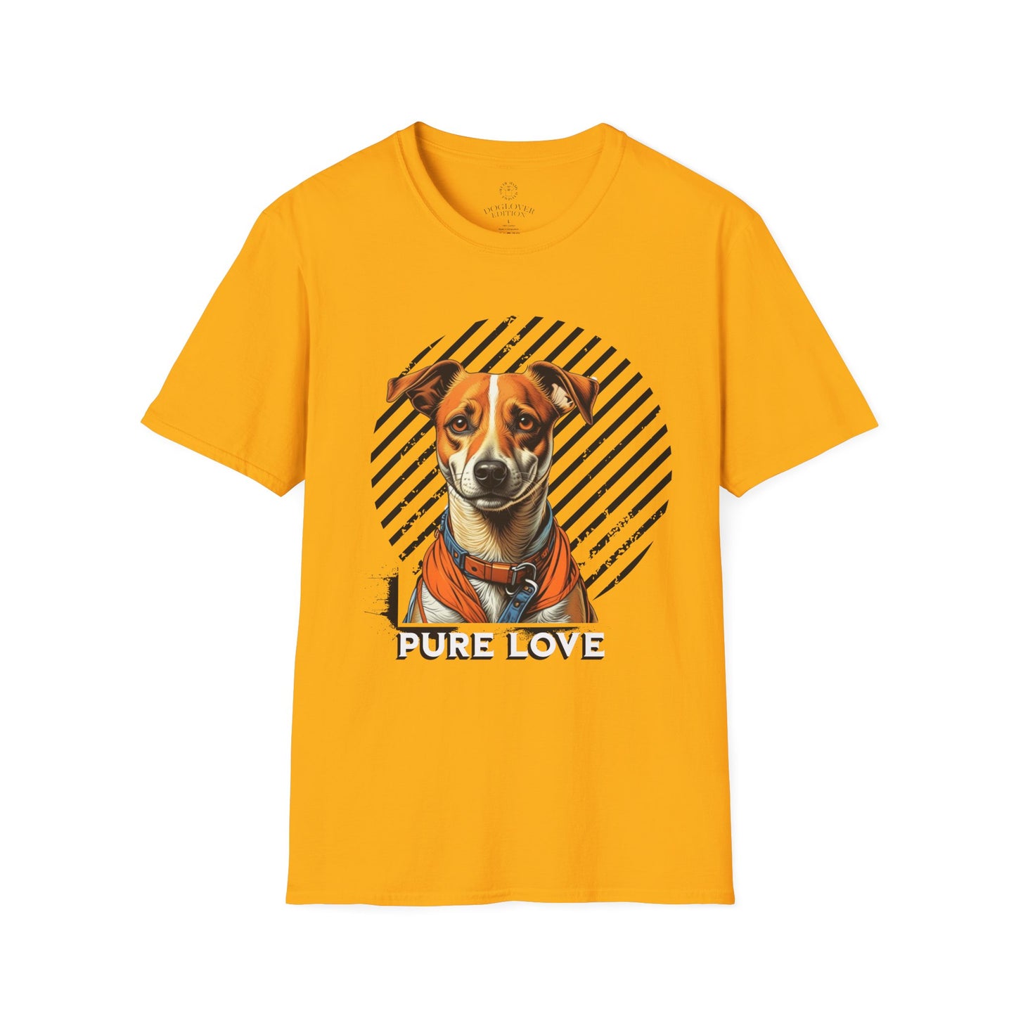 Pure Love Dog Unisex T-Shirt - Softstyle Cotton Tee for Animal Lovers