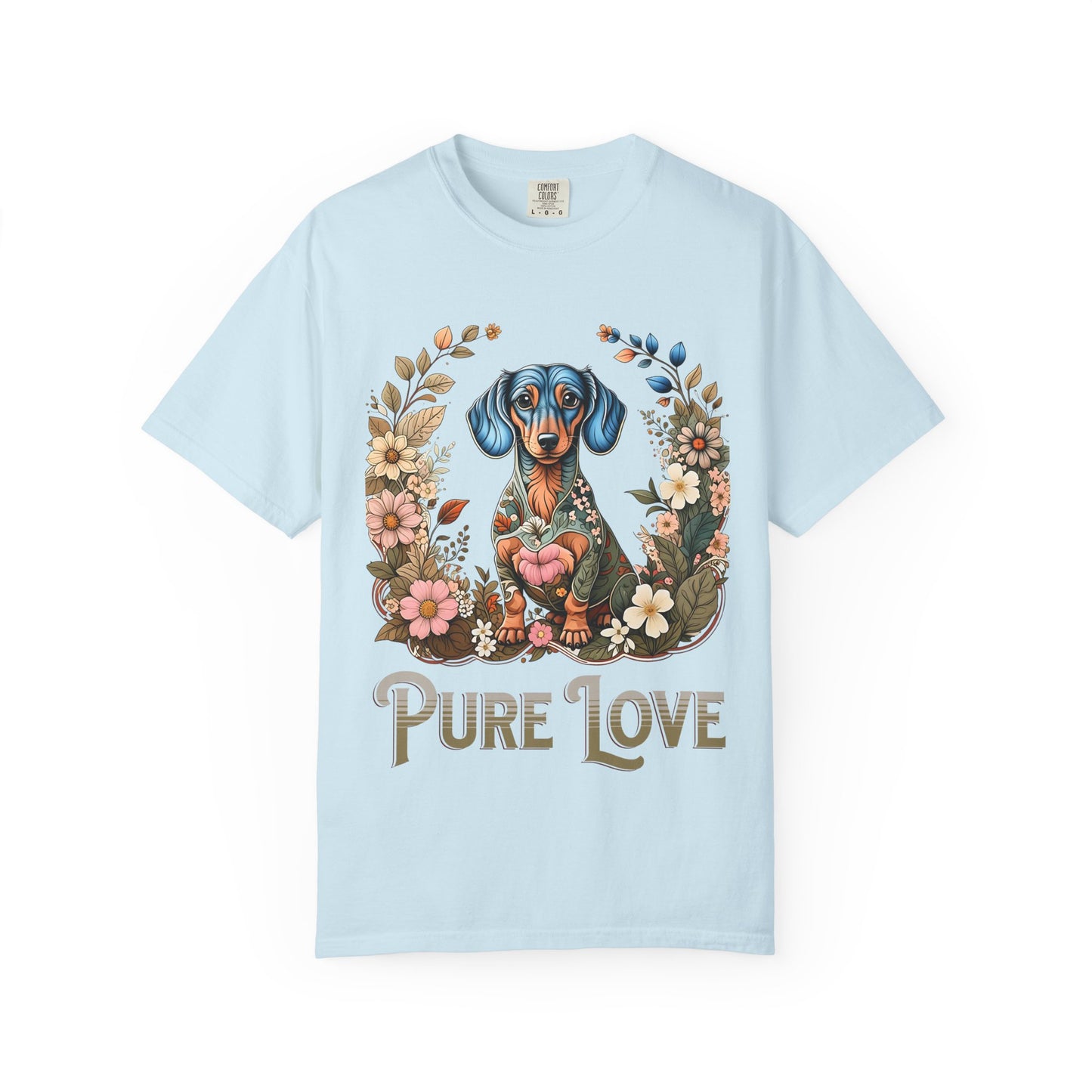 Pure Love Dog T-Shirt | Unisex Garment-Dyed Tee for Pet Lovers