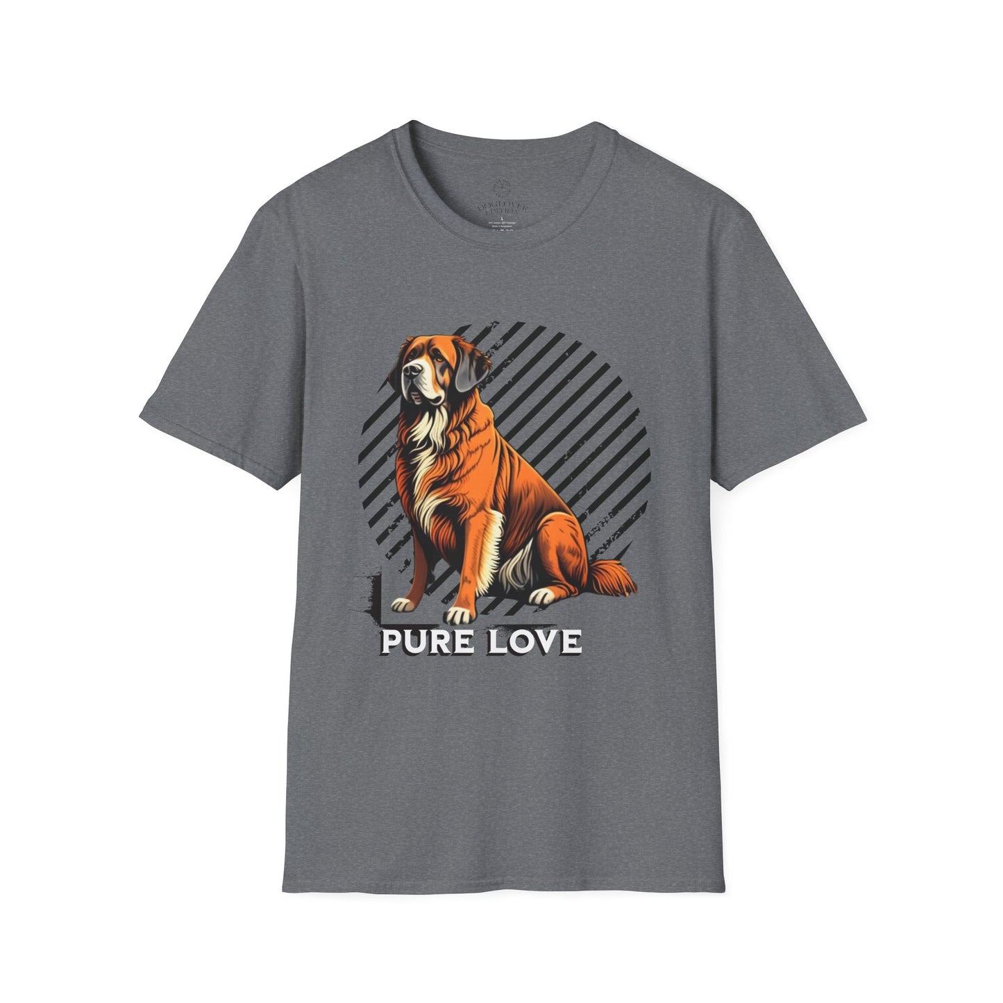 Pure Love Dog T-Shirt - Unisex Softstyle Pet Lover Tee