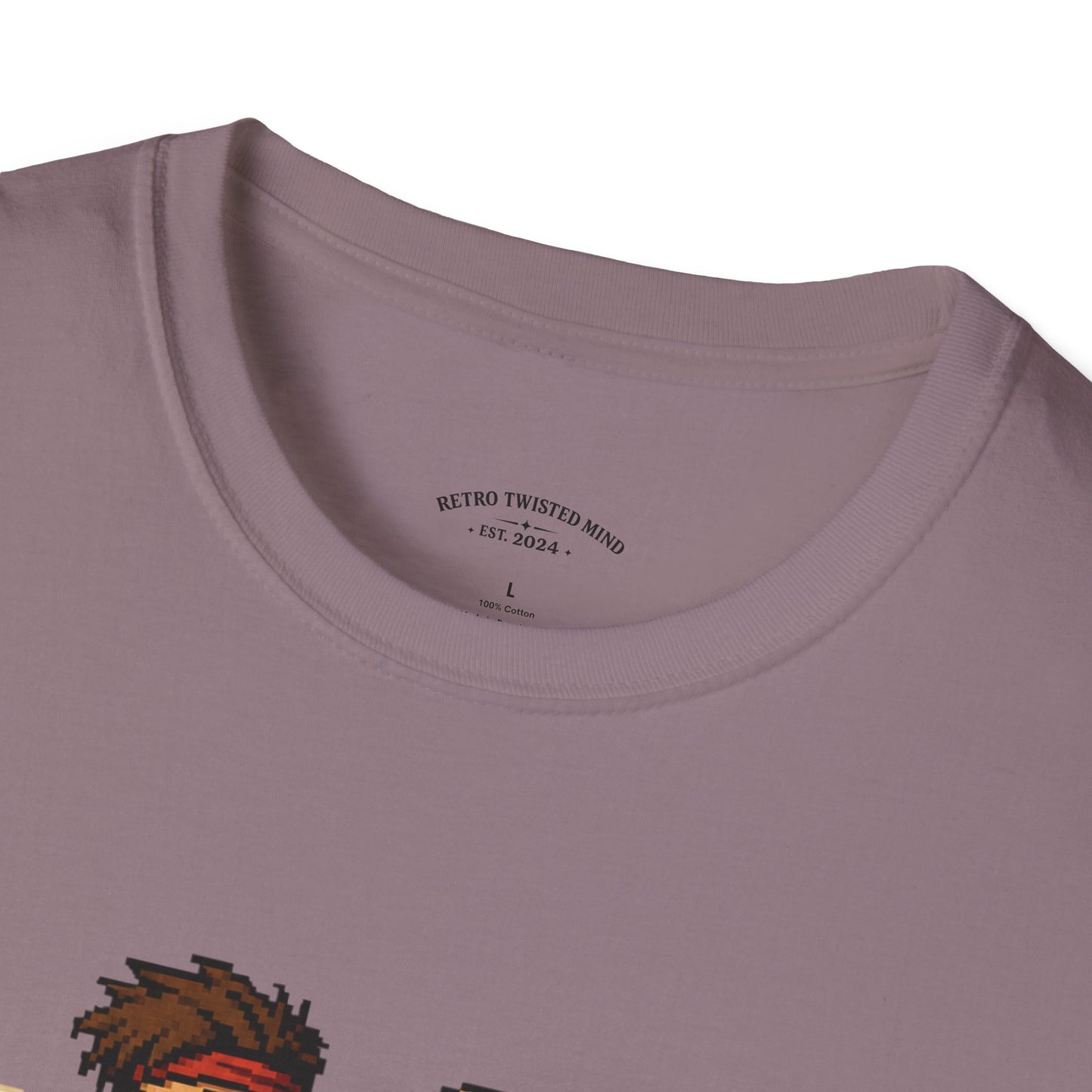 Retro Arcade Era T-Shirt — Pixel RPG Game Tribute
