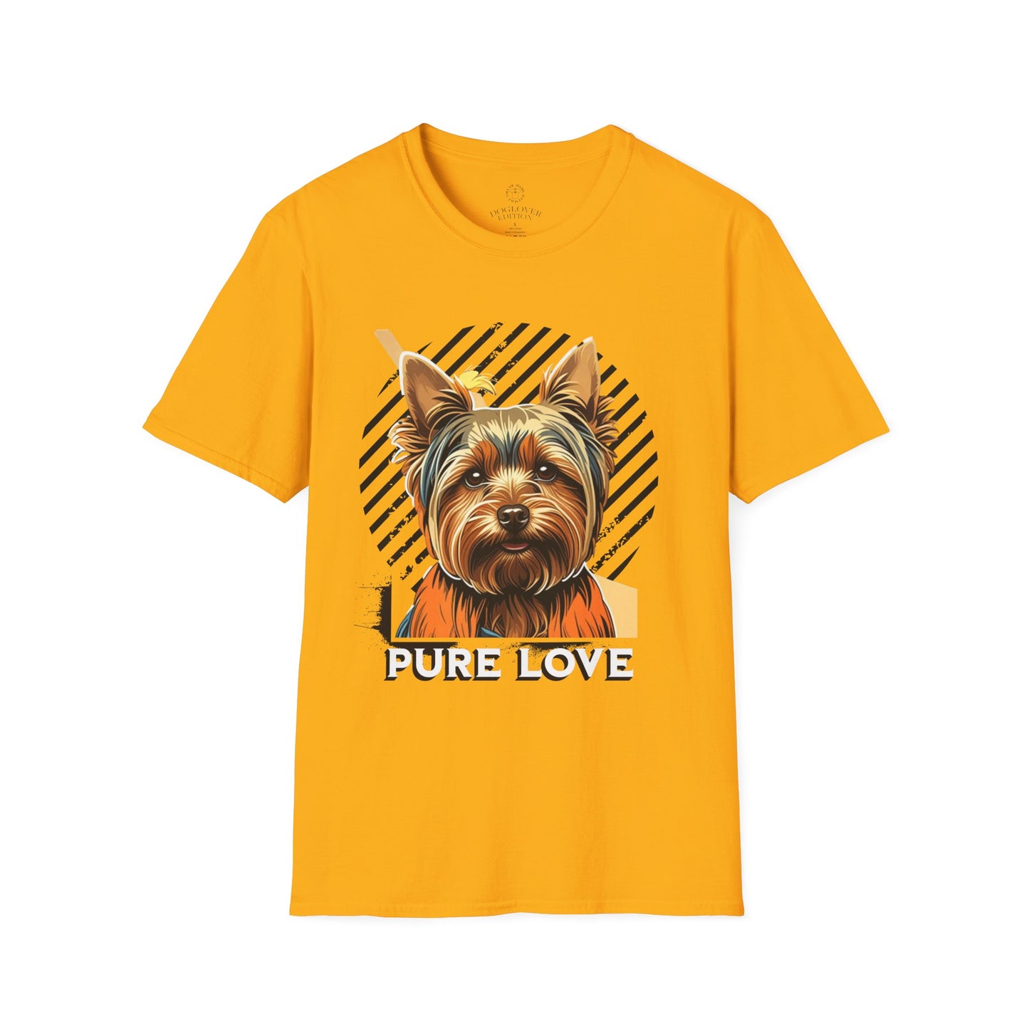 Pure Love Yorkie Unisex Softstyle T-Shirt - Perfect Gift for Dog Lovers