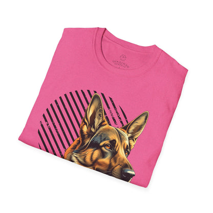 German Shepherd Pure Love Unisex Softstyle T-Shirt .dog