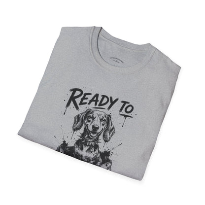 Ready To Cause Problems Dog T-Shirt — Funny Dachshund Graphic Tee