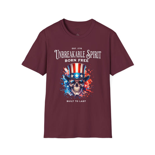 Patriotic Skull T-Shirt | Unisex Independence Day Tee