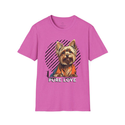 Pure Love Yorkie Unisex Softstyle T-Shirt