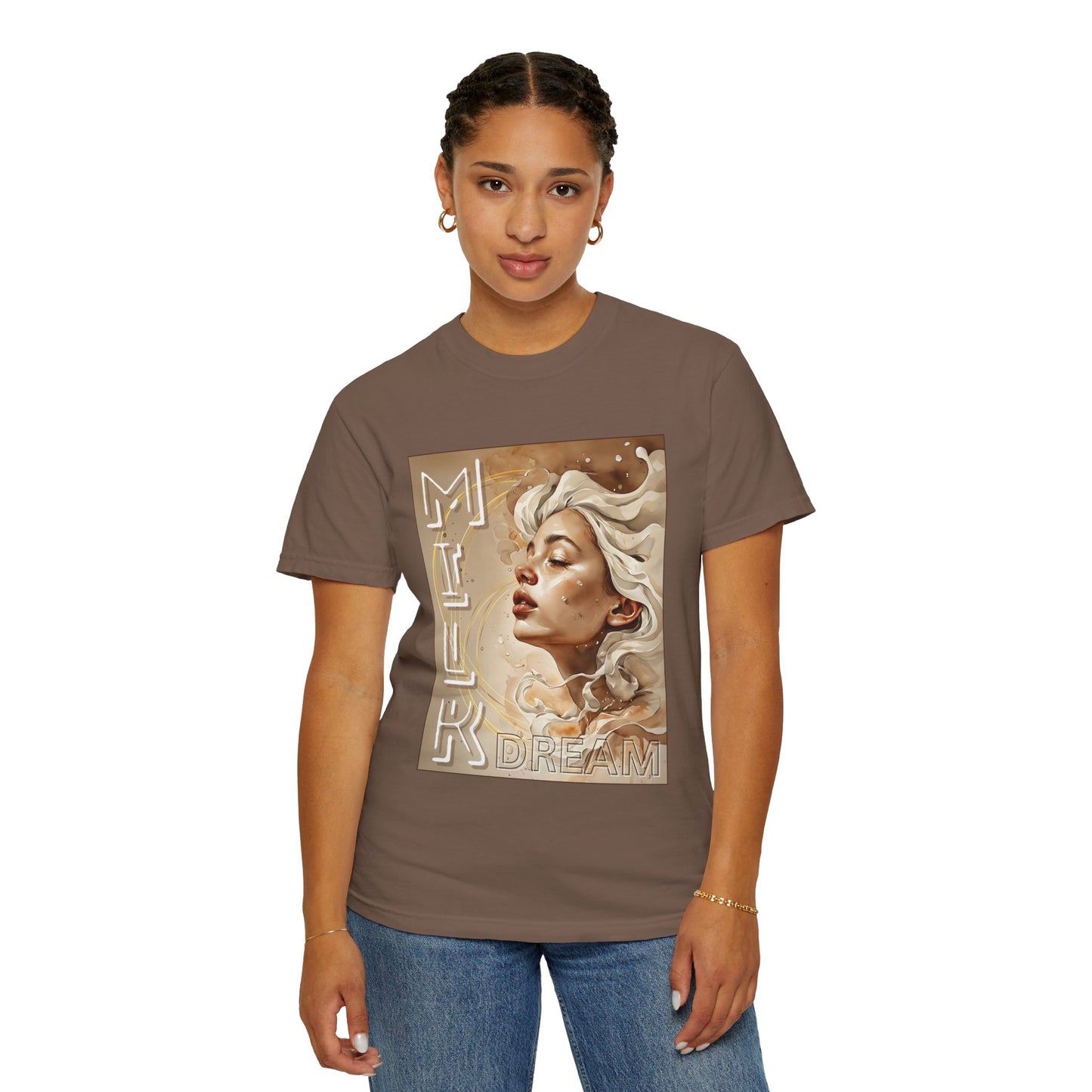 Dream Muse T-Shirt — Surreal Portrait Graphic Tee