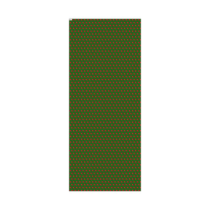 Wrapping Paper (Green with Red Ornaments)